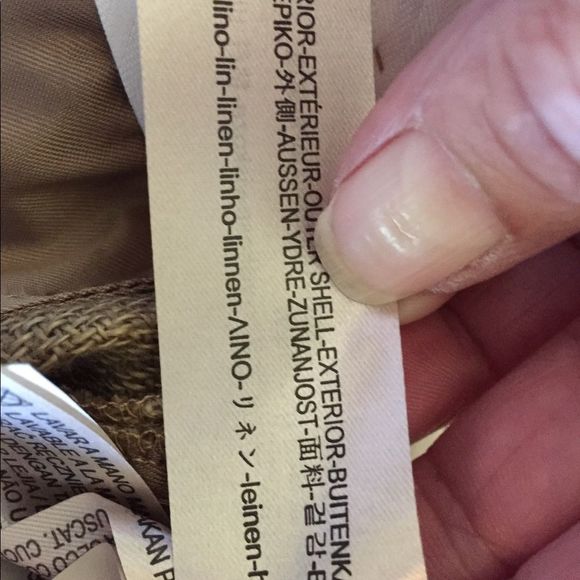 NWT Massimo Dutti Burlap Linen High Waist Pants Womens Sz 8 - Picture 6 of 9